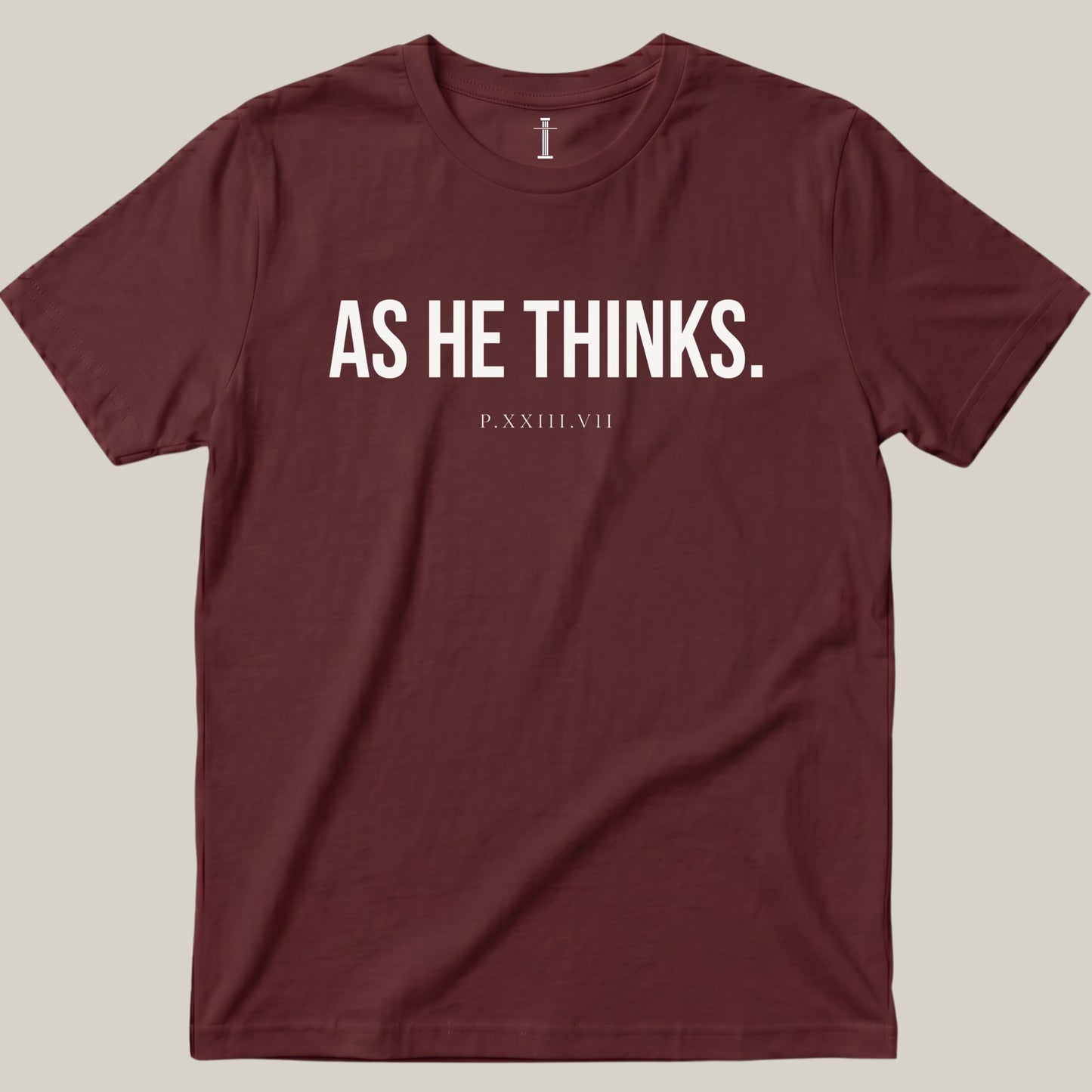 As He Thinks.
