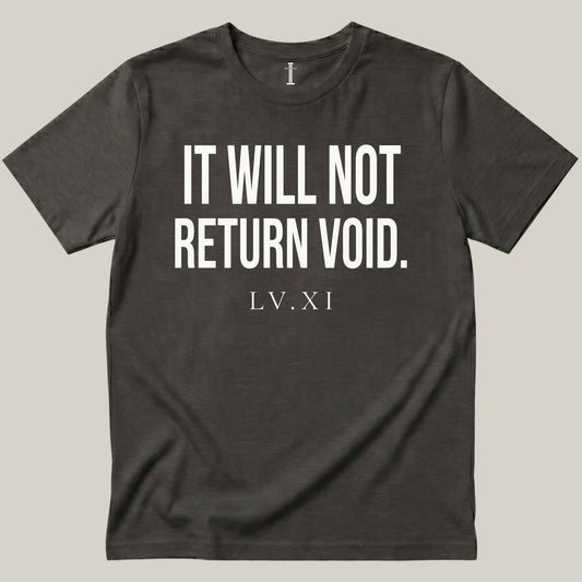 It Will Not Return Void.