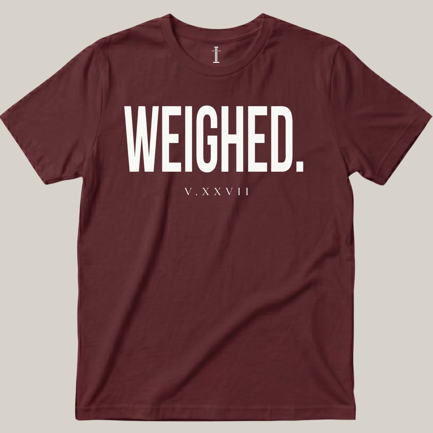 Weighed.