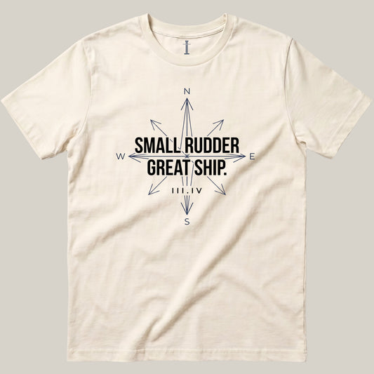 Small Rudder Great Ship