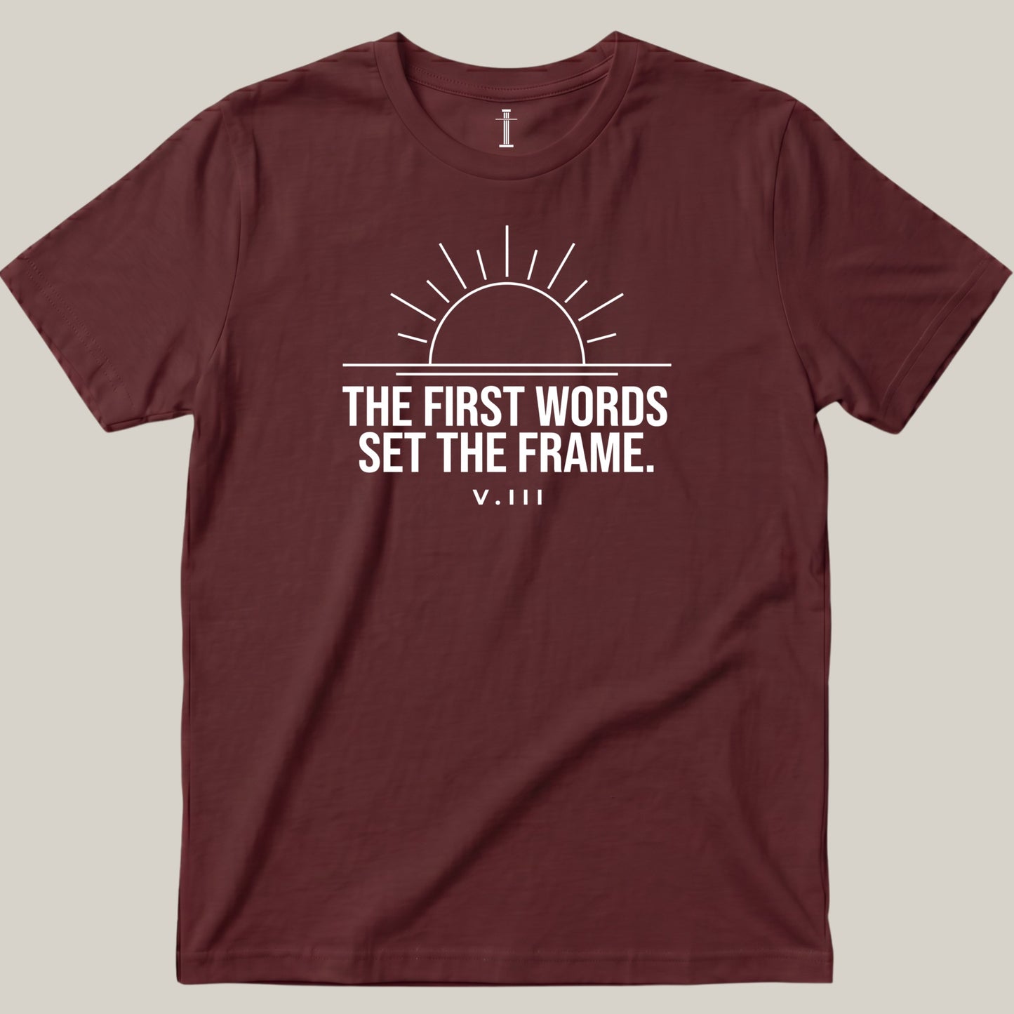 The First Words Set The Frame